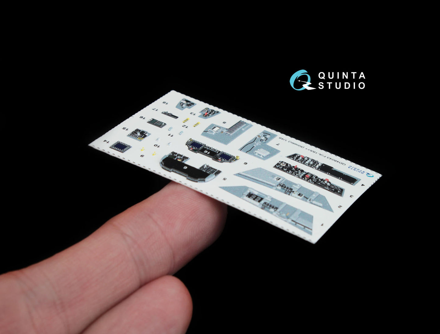 Quinta Studio QD48043 1:48 F/A-18A+ Hornet 3D Interior Decal