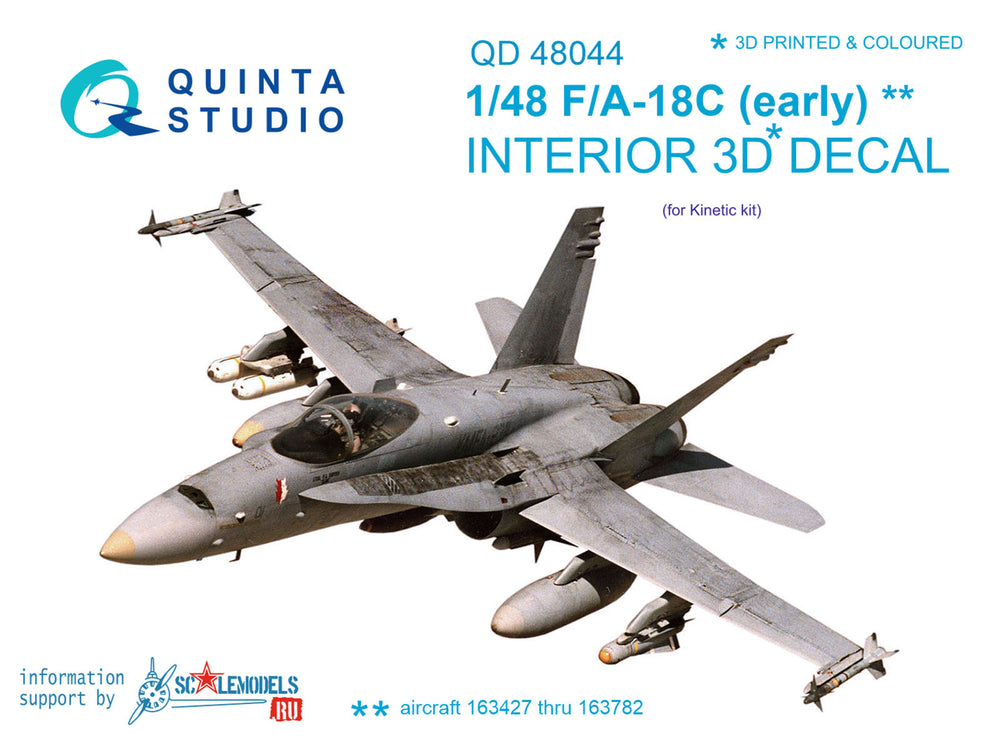 Quinta Studio QD48044 1:48 McDonnell-Douglas F/A-18C