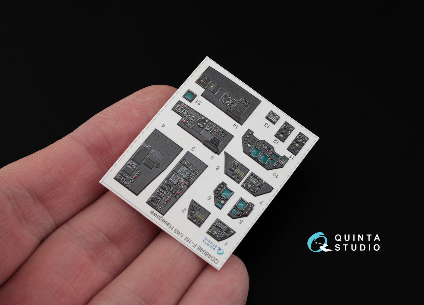 Quinta Studio QD48046 1:48 F-16I Sufa 3D Interior Decal