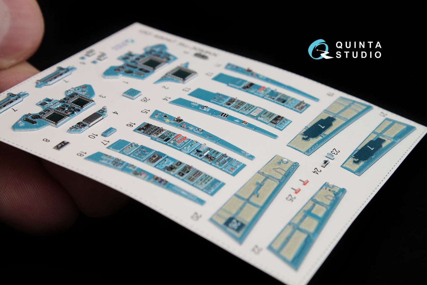 Quinta Studio QD48047 1:48 Su-30MKK Flanker-G 3D Interior Decal