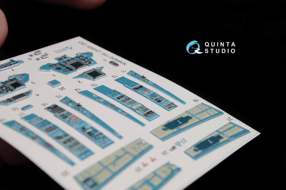 Quinta Studio QD48047 1:48 Su-30MKK Flanker-G 3D Interior Decal