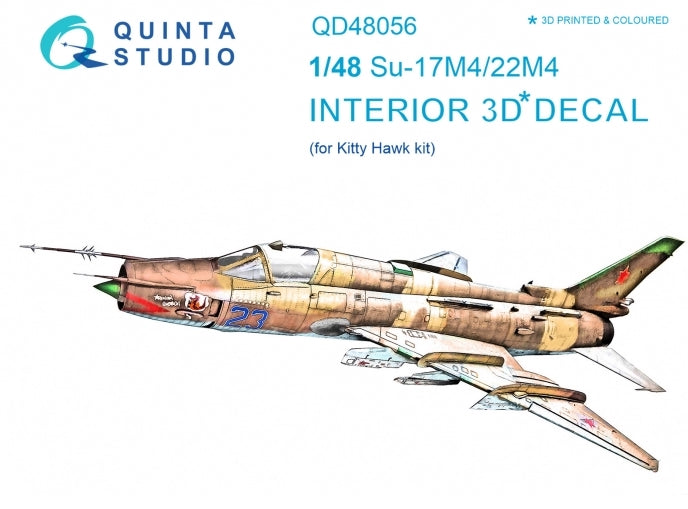 Quinta Studio QD48056 1:48 Su-17M4/22M4 3D Interior Decal