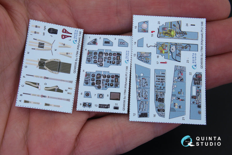 Quinta Studio QD48056 1:48 Su-17M4/22M4 3D Interior Decal