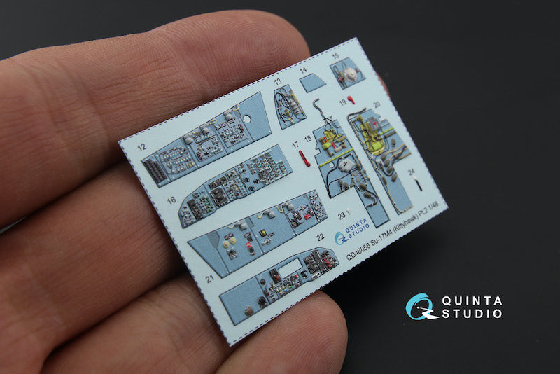 Quinta Studio QD48056 1:48 Su-17M4/22M4 3D Interior Decal