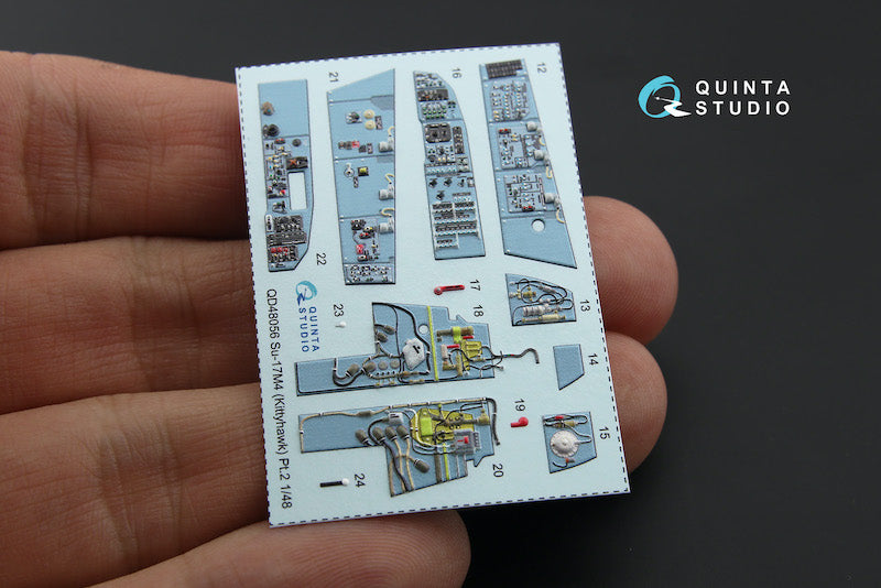 Quinta Studio QD48056 1:48 Su-17M4/22M4 3D Interior Decal
