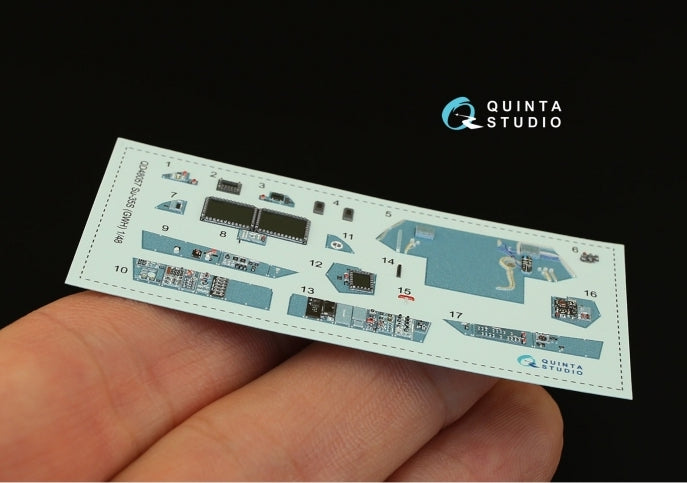 Quinta Studio QD48057 1:48 Sukhoi Su-35S 3D-Printed Interior Decals