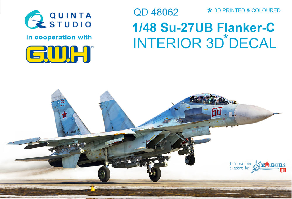 Quinta Studio QD48062 1:48 Sukhoi Su-27UB