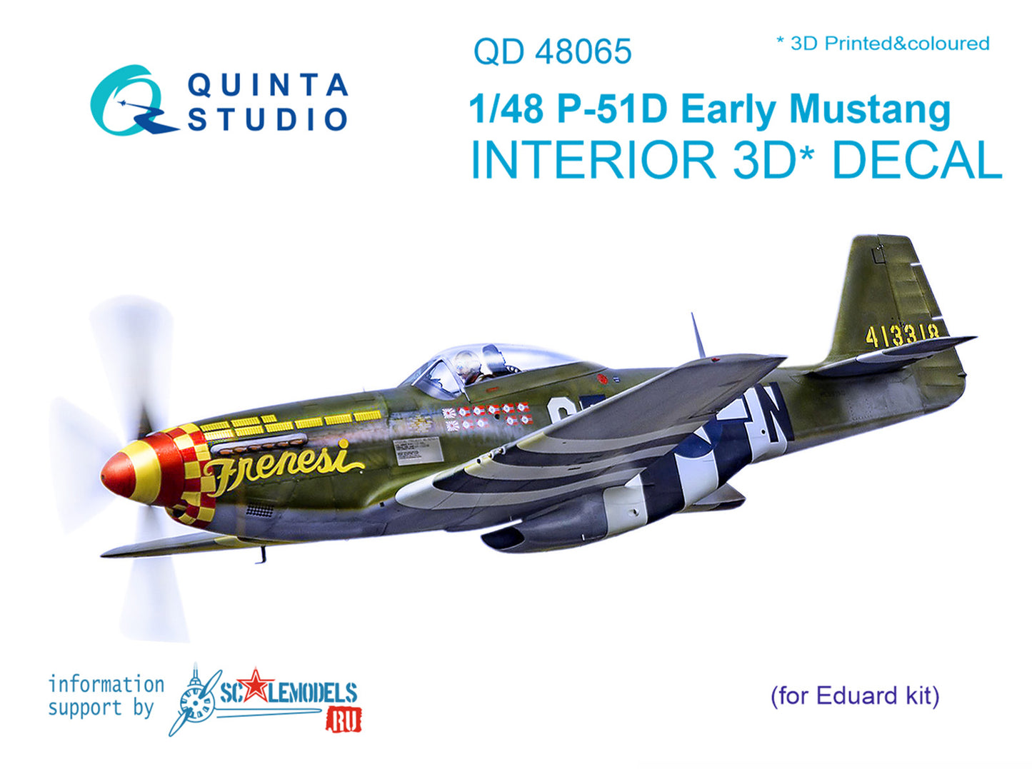 Quinta Studio QD48065 1:48 North-American P-51D Mustang