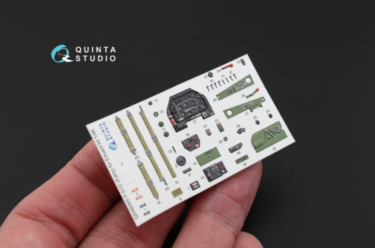 Quinta Studio QD48065 1:48 North-American P-51D Mustang