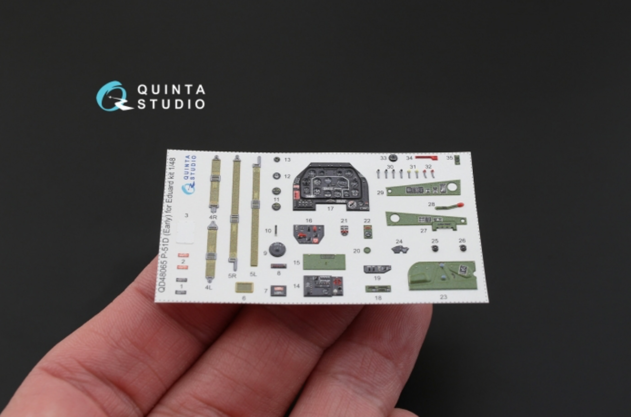 Quinta Studio QD48065 1:48 North-American P-51D Mustang