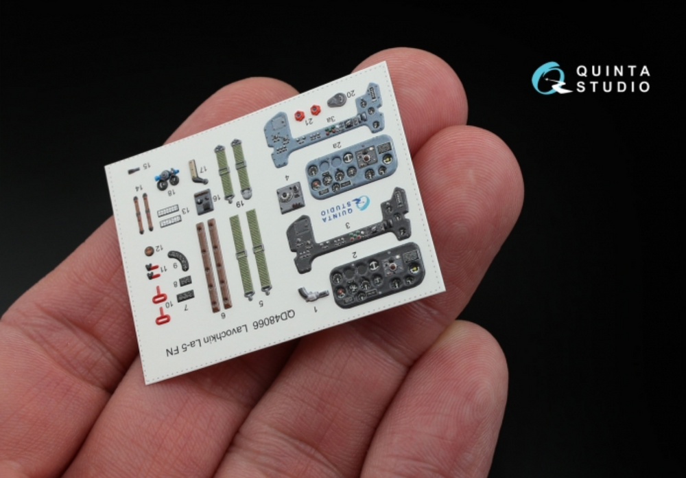 Quinta Studio QD48066 1:48 La-5FN 3D Interior Decal