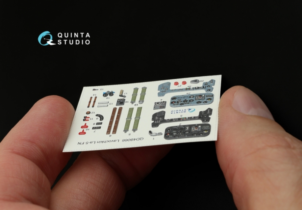Quinta Studio QD48066 1:48 La-5FN 3D Interior Decal