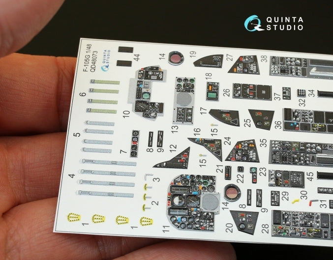 Quinta Studio QD48073 1:48 F-105G Thunderchief 3D Interior Decal
