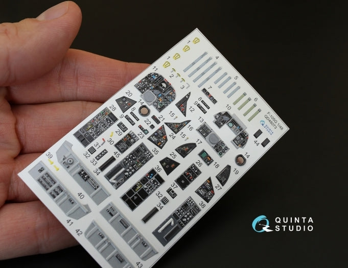 Quinta Studio QD48073 1:48 F-105G Thunderchief 3D Interior Decal
