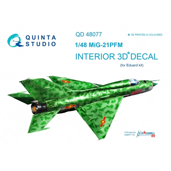 Quinta Studio QD48077 1:48 Mikoyan MiG-21PFM