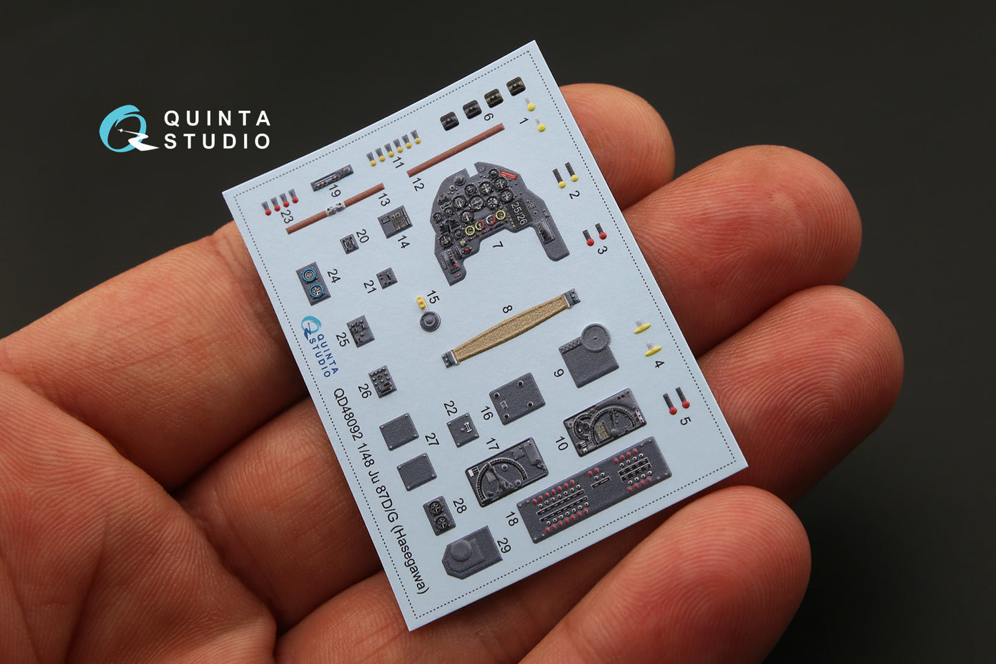 Quinta Studio QD48092 1:48 Ju-87D/G Stuka 3D Interior Decal