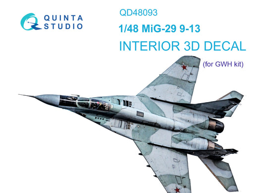 Quinta Studio QD48093 1:48 Mikoyan MiG-29