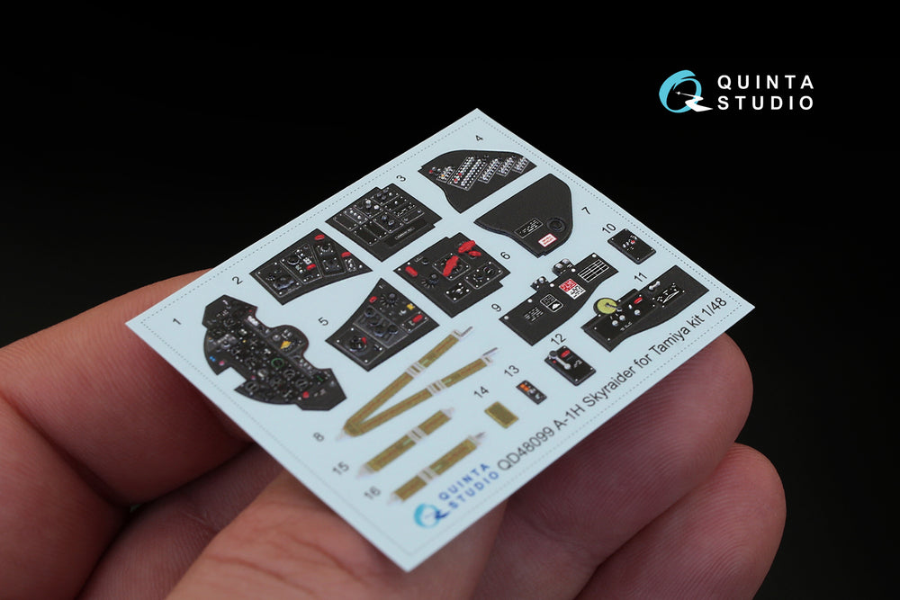 Quinta Studio QD48099 1:48 A-1H Skyraider 3D Interior Decal