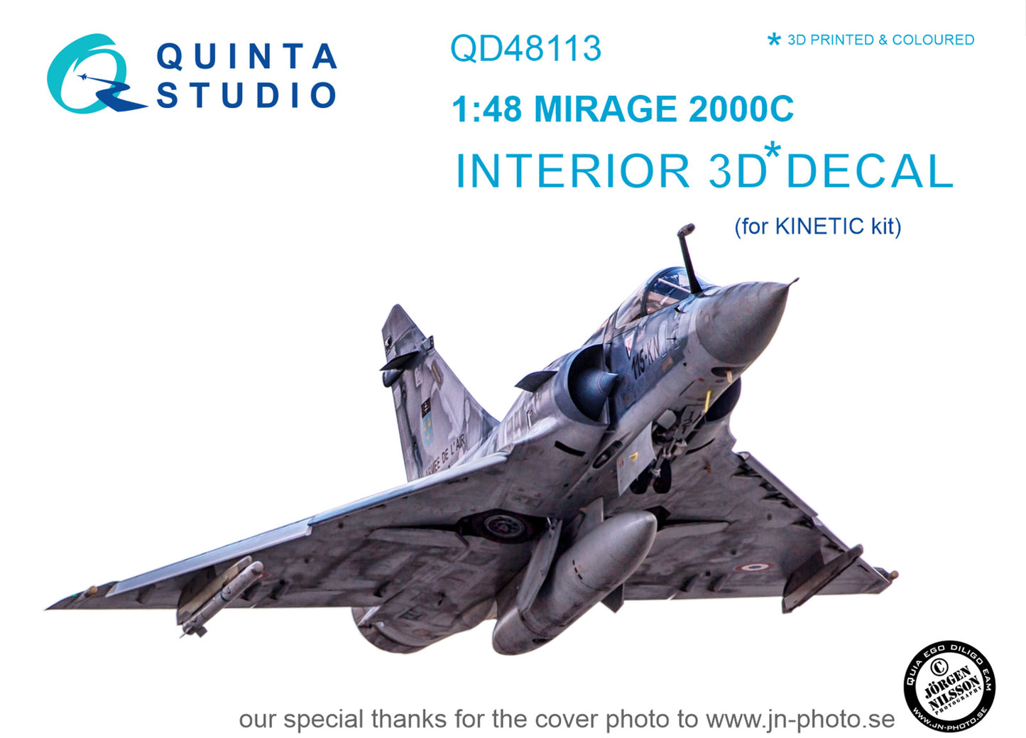 Quinta Studio QD48113 1:48 Mirage 2000C 3D Interior Decal