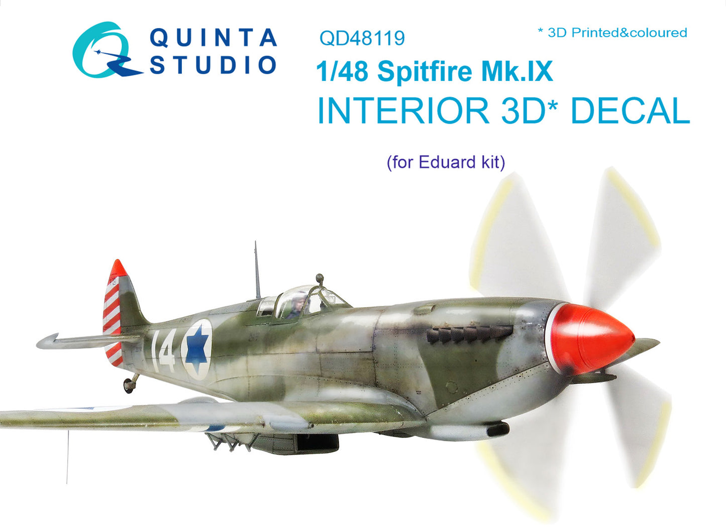 Quinta Studio QD48119 1:48 Spitfire Mk.IX 3D Interior Decal