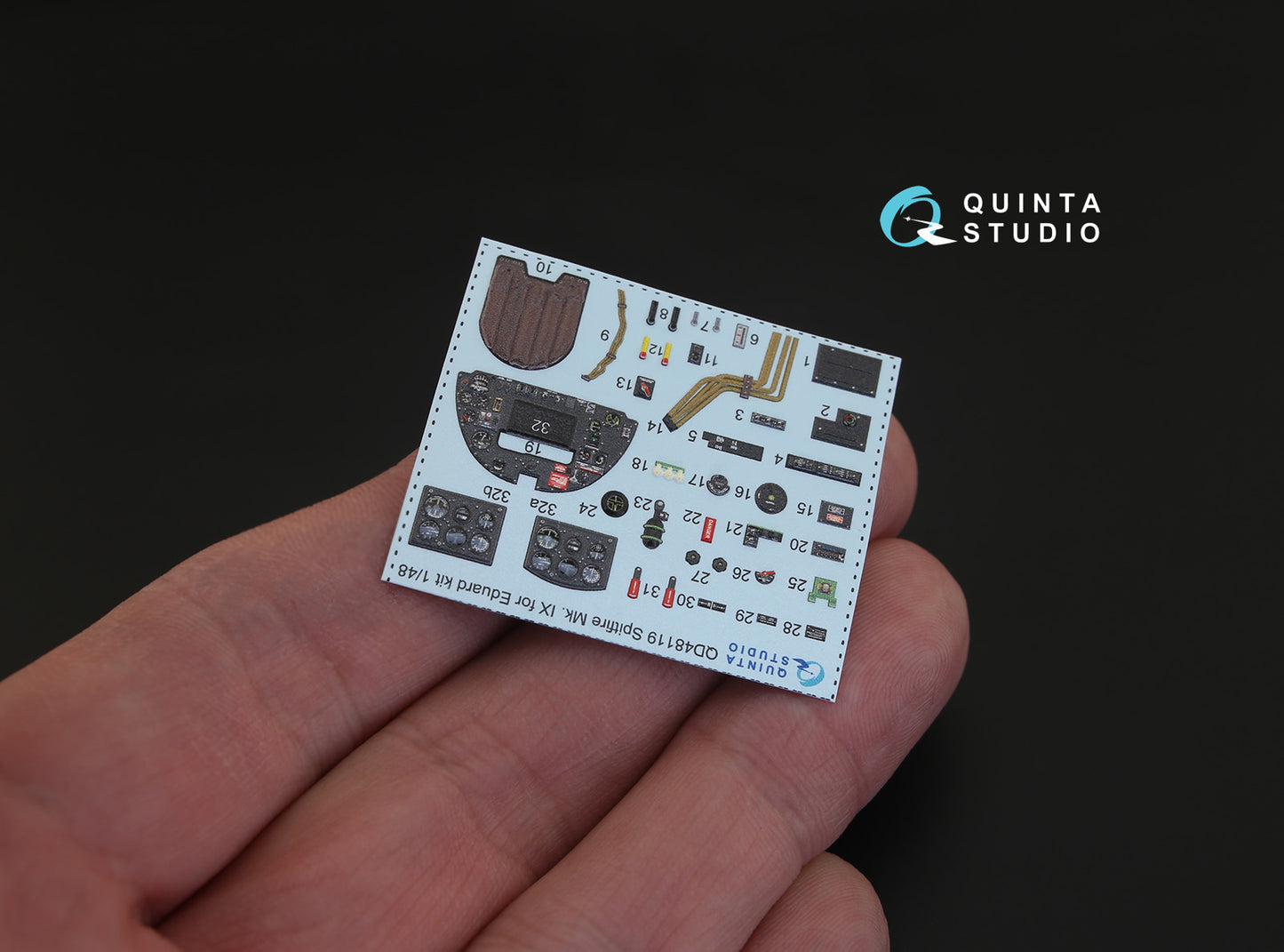 Quinta Studio QD48119 1:48 Spitfire Mk.IX 3D Interior Decal