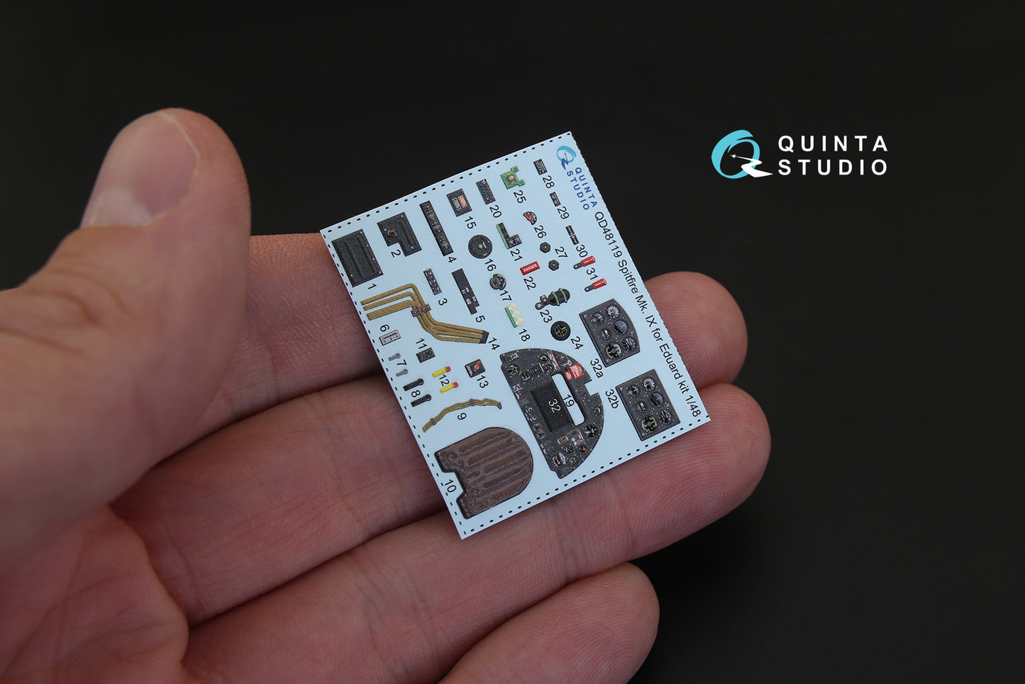 Quinta Studio QD48119 1:48 Spitfire Mk.IX 3D Interior Decal