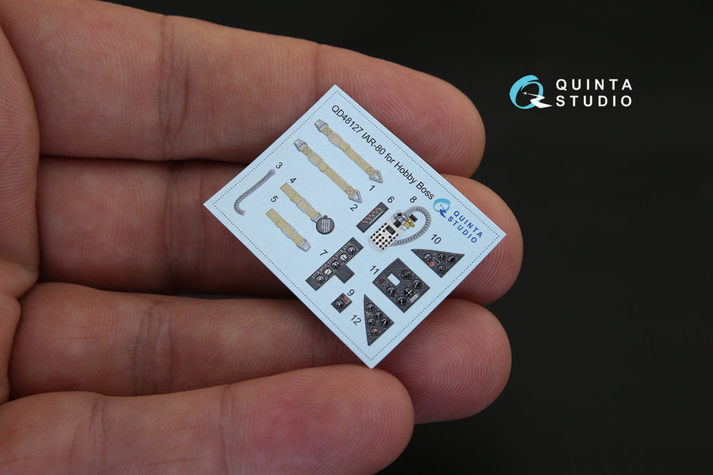 Quinta Studio QD48127 1:48 IAR IAR-80 3D-Printed Interior Decals