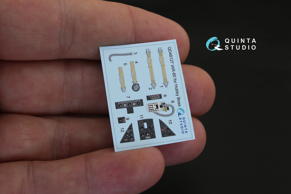 Quinta Studio QD48127 1:48 IAR IAR-80 3D-Printed Interior Decals