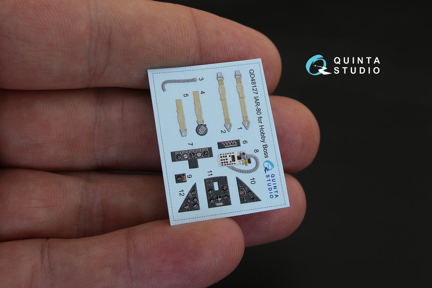 Quinta Studio QD48127 1:48 IAR IAR-80 3D-Printed Interior Decals