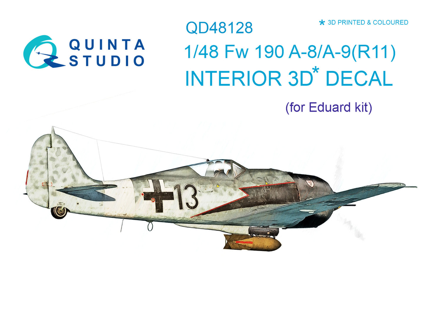 Quinta Studio QD48128 1:48 Focke-Wulf Fw-190A-8/A-9