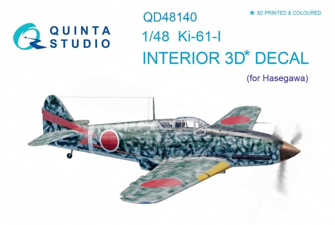 Quinta Studio QD48140 1:48 Ki-61-I 3D Interior Decal