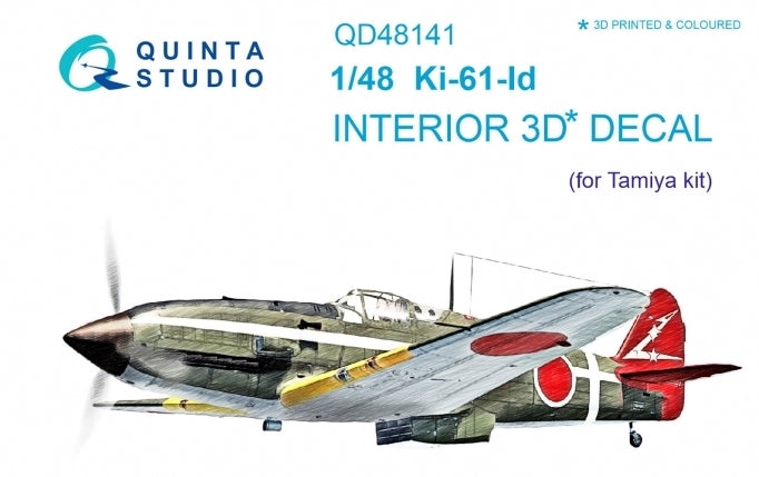 Quinta Studio QD48141 1:48 Ki-61-Id 3D Interior Decal