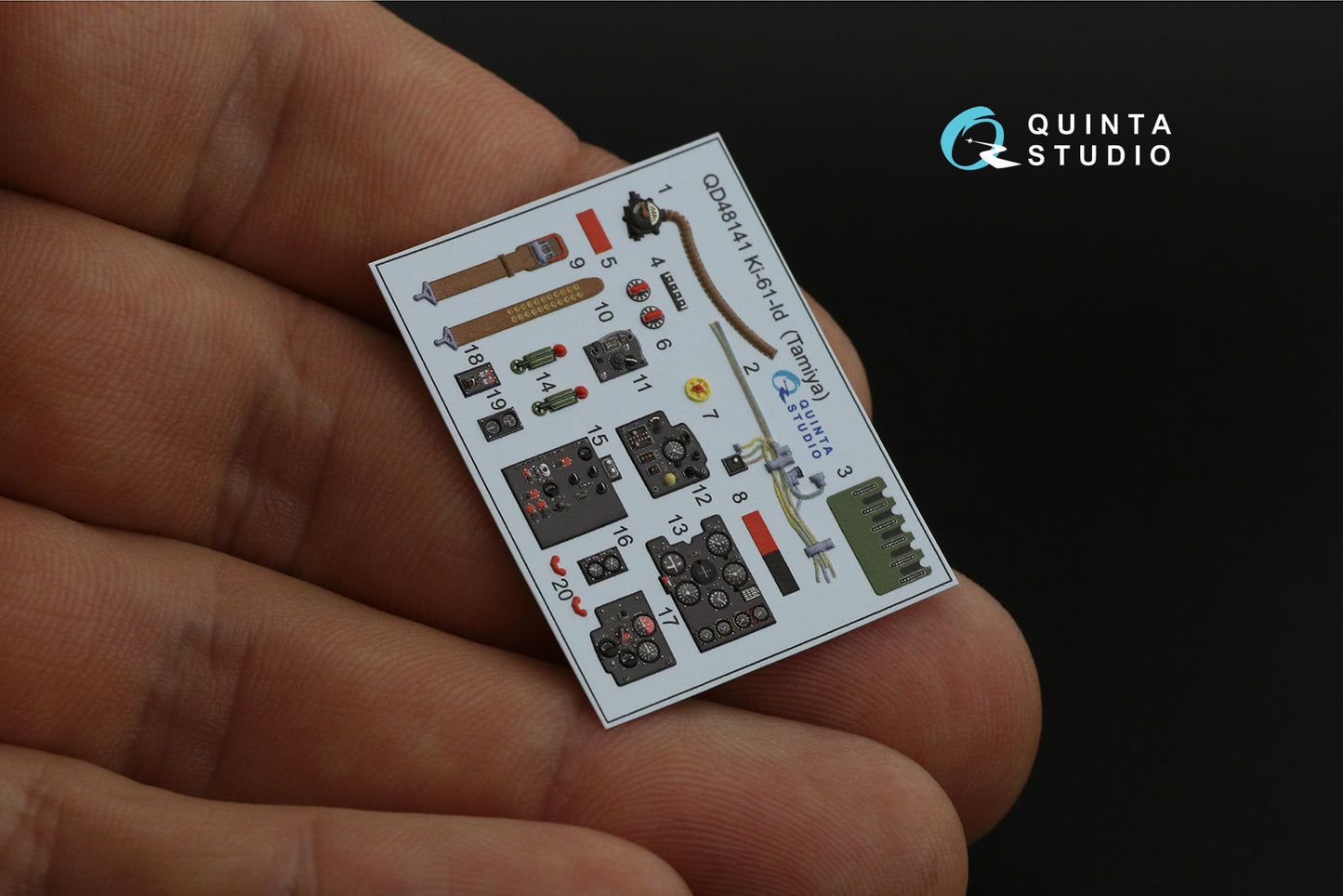 Quinta Studio QD48141 1:48 Ki-61-Id 3D Interior Decal