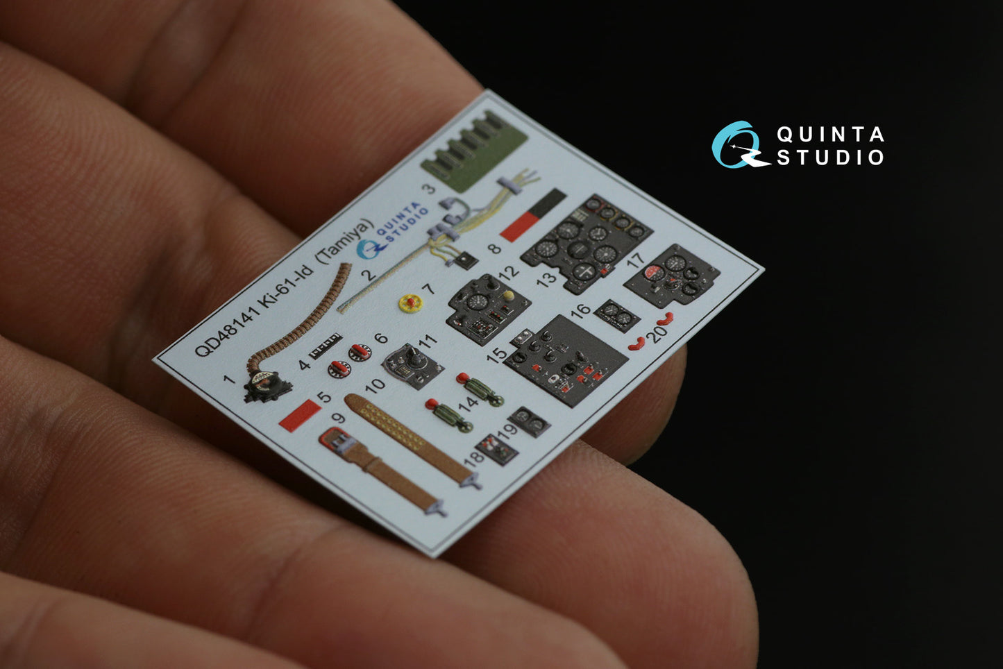 Quinta Studio QD48141 1:48 Ki-61-Id 3D Interior Decal
