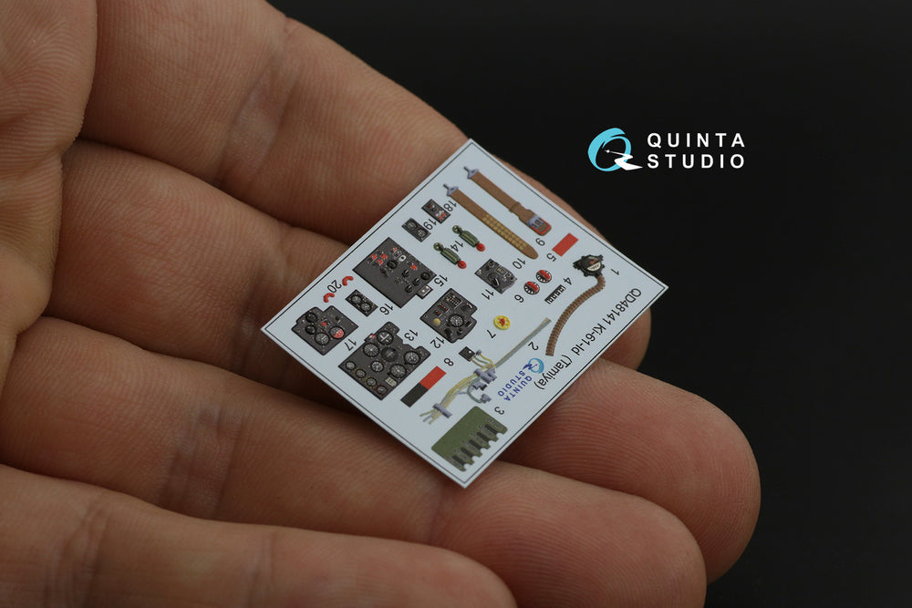 Quinta Studio QD48141 1:48 Ki-61-Id 3D Interior Decal
