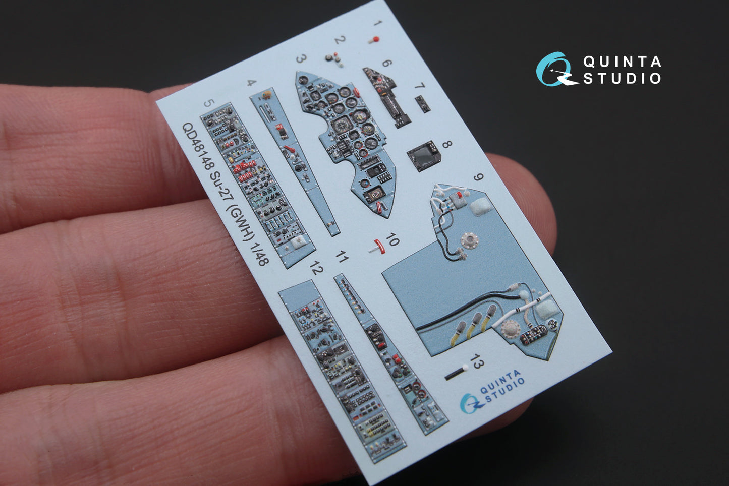 Quinta Studio QD48148 1:48 Su-27 Flanker 3D Interior Decal