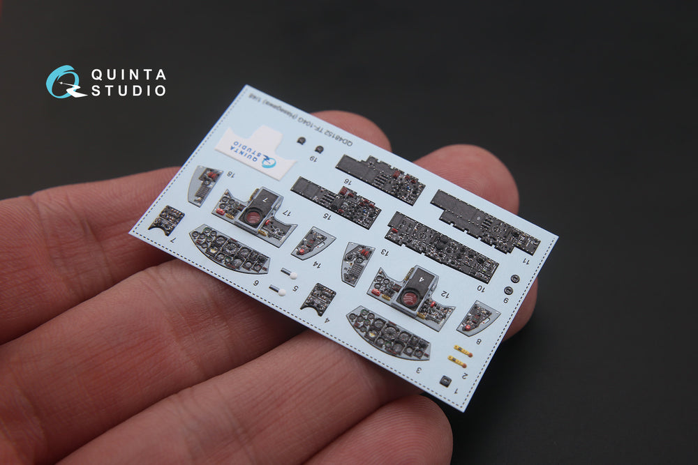 Quinta Studio QD48152 1:48 TF-104G Starfighter 3D Interior Decal