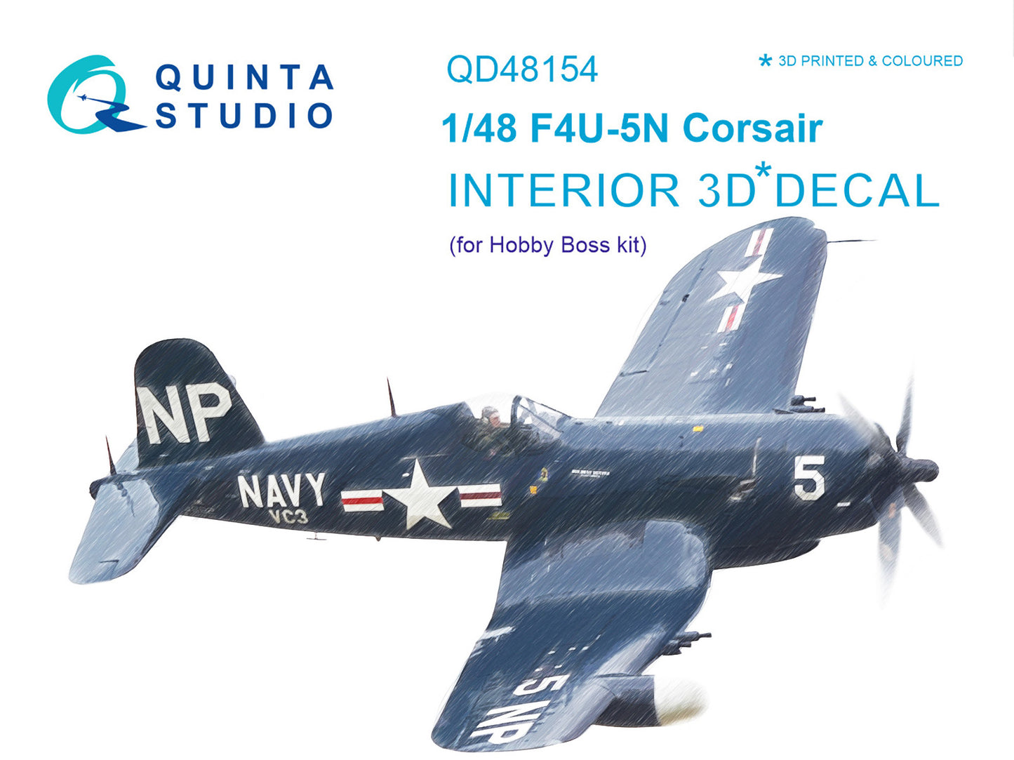 Quinta Studio QD48154 1:48 F4U-5N Corsair 3D Interior Decal