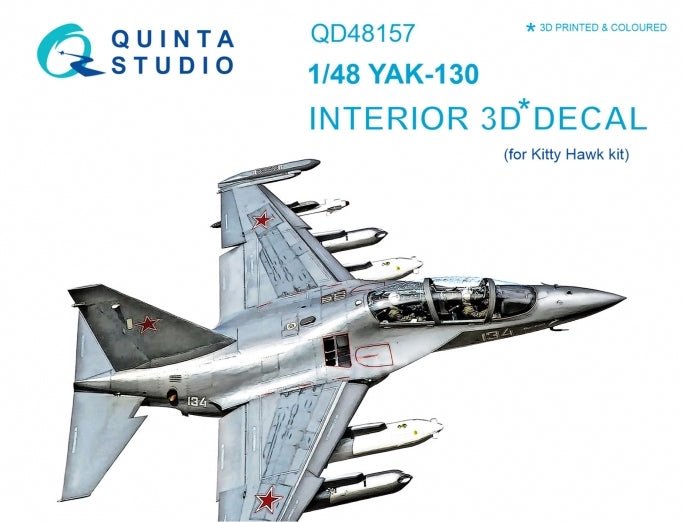 Quinta Studio QD48157 1:48 Yak-130 3D Interior Decal
