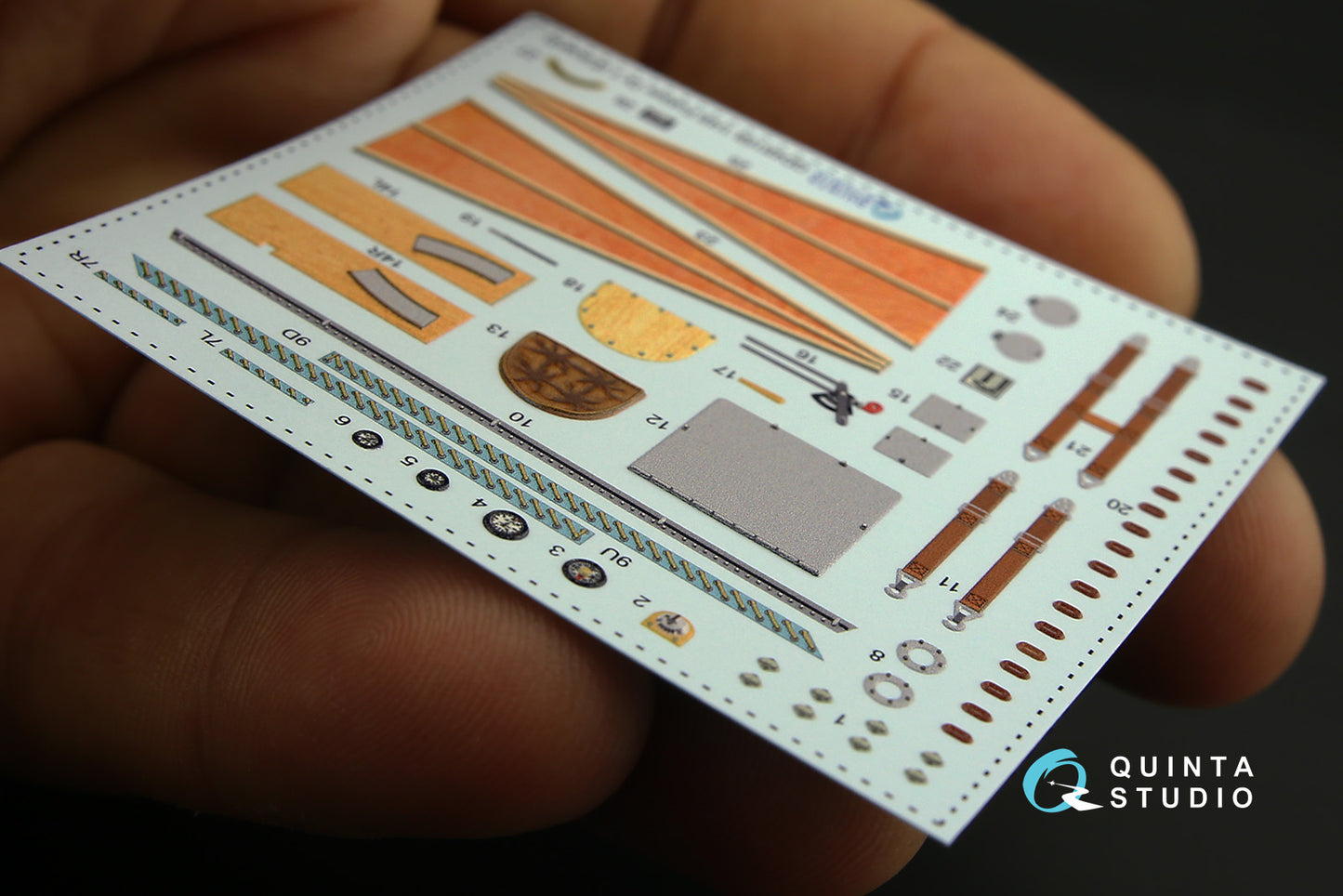 Quinta Studio QD48158 1:48 Fokker Dr.I 3D-Printed Interior Decals