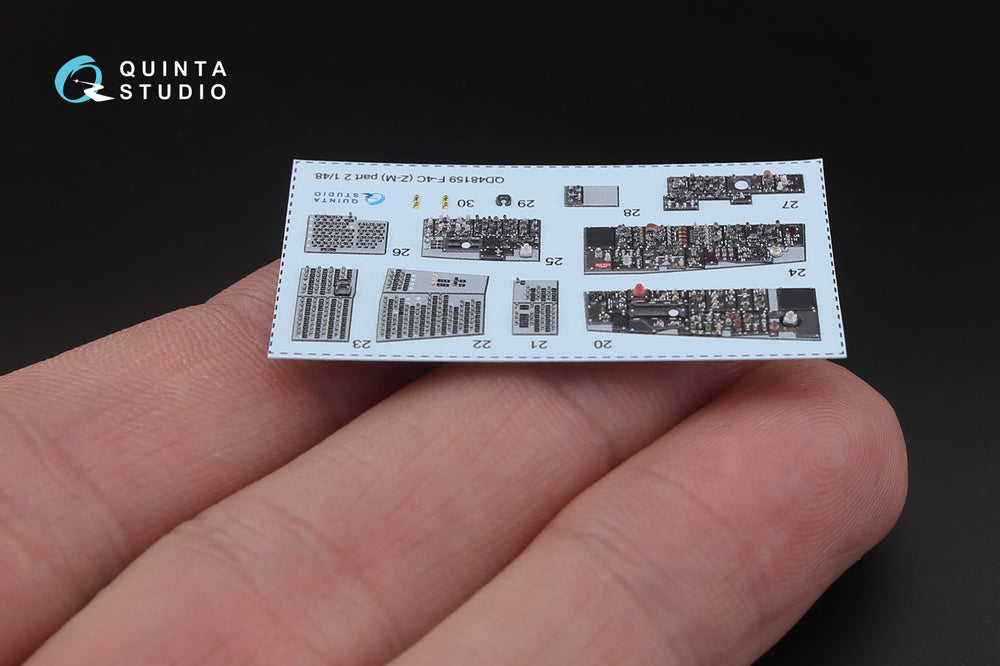 Quinta Studio QD48159 1:48 F-4C Phantom 3D Interior Decal