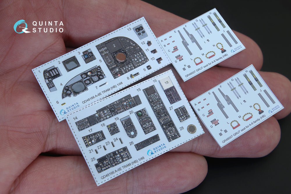 Quinta Studio QD48166 1:48 A-6E TRAM Intruder 3D Interior Decal