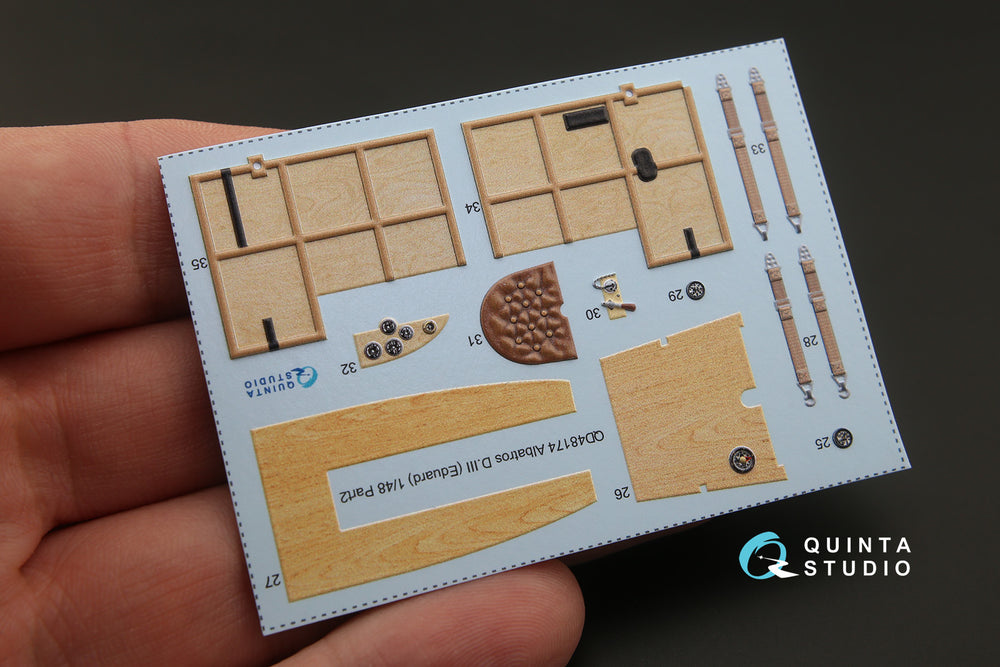 Quinta Studio QD48174 1:48 Albatros D.III 3D-Printed Interior Decals