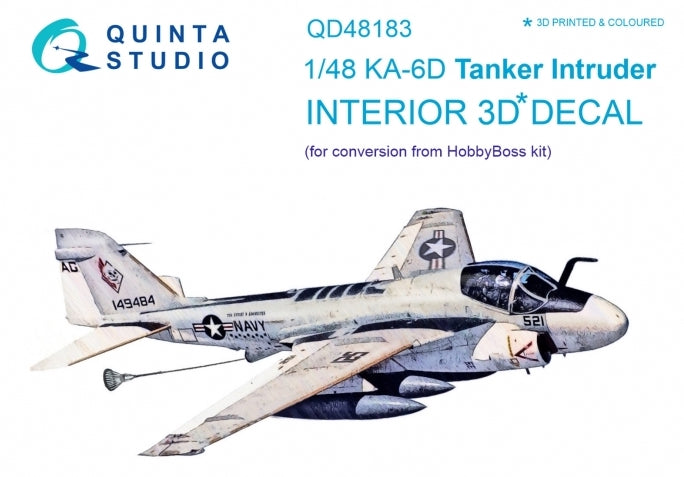 Quinta Studio QD48183 1:48 KA-6D Intruder 3D Interior Decal