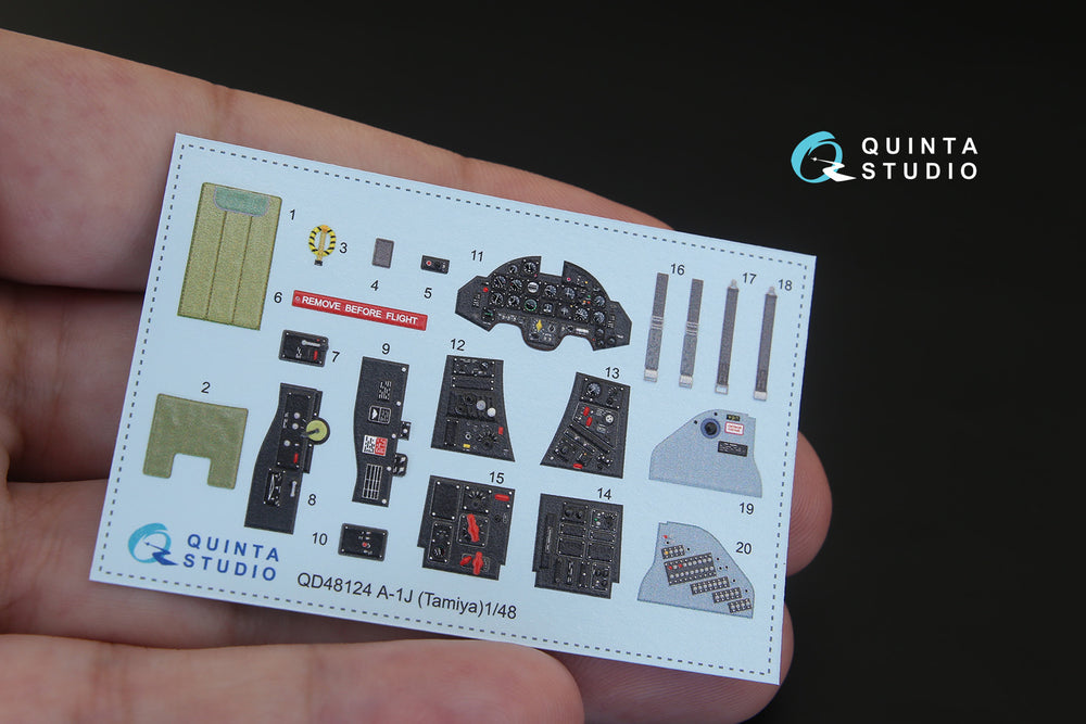Quinta Studio QD48184 1:48 La-11 3D Interior Decal