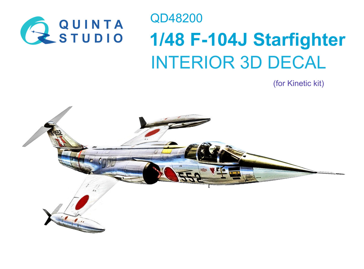 Quinta Studio QD48200 1:48 F-104J Starfighter 3D Interior Decal