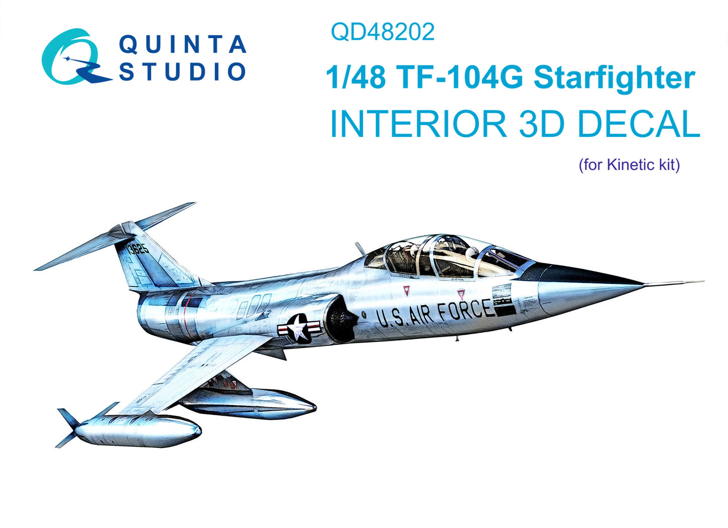 Quinta Studio QD48202 1:48 TF-104G Starfighter 3D Interior Decal