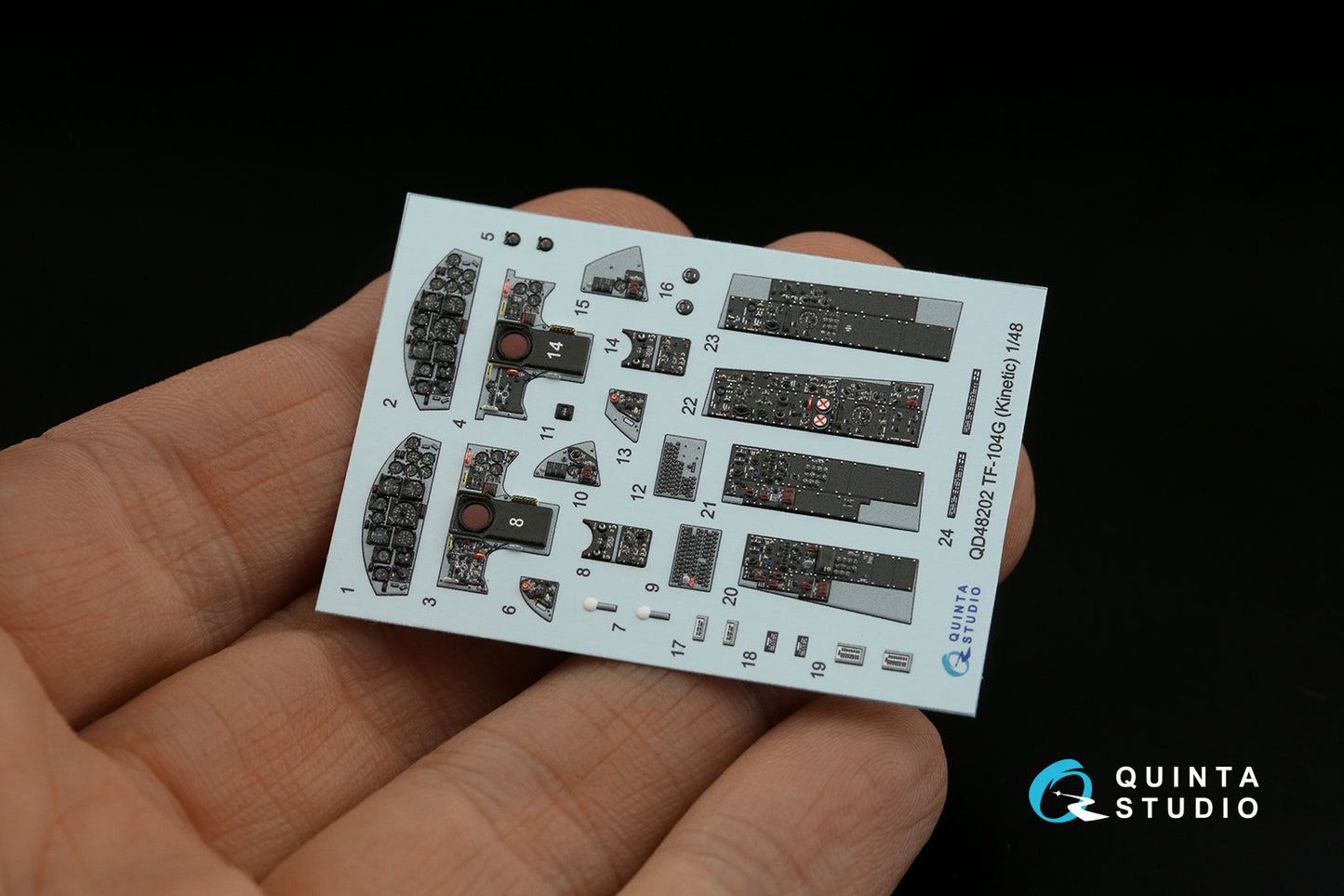 Quinta Studio QD48202 1:48 TF-104G Starfighter 3D Interior Decal