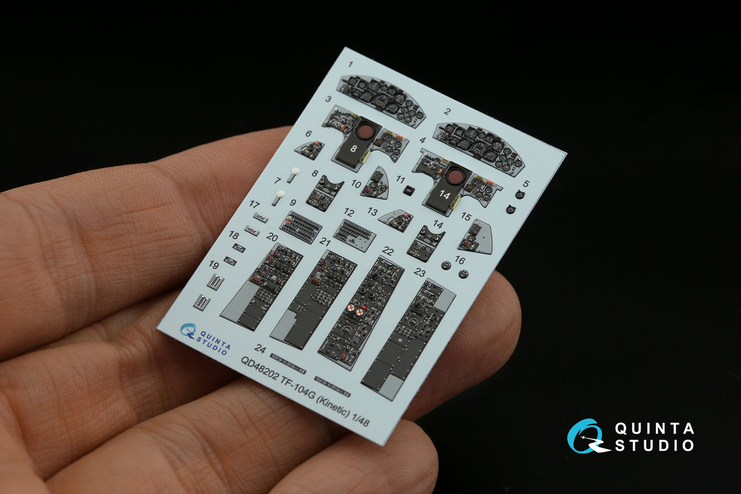 Quinta Studio QD48202 1:48 TF-104G Starfighter 3D Interior Decal