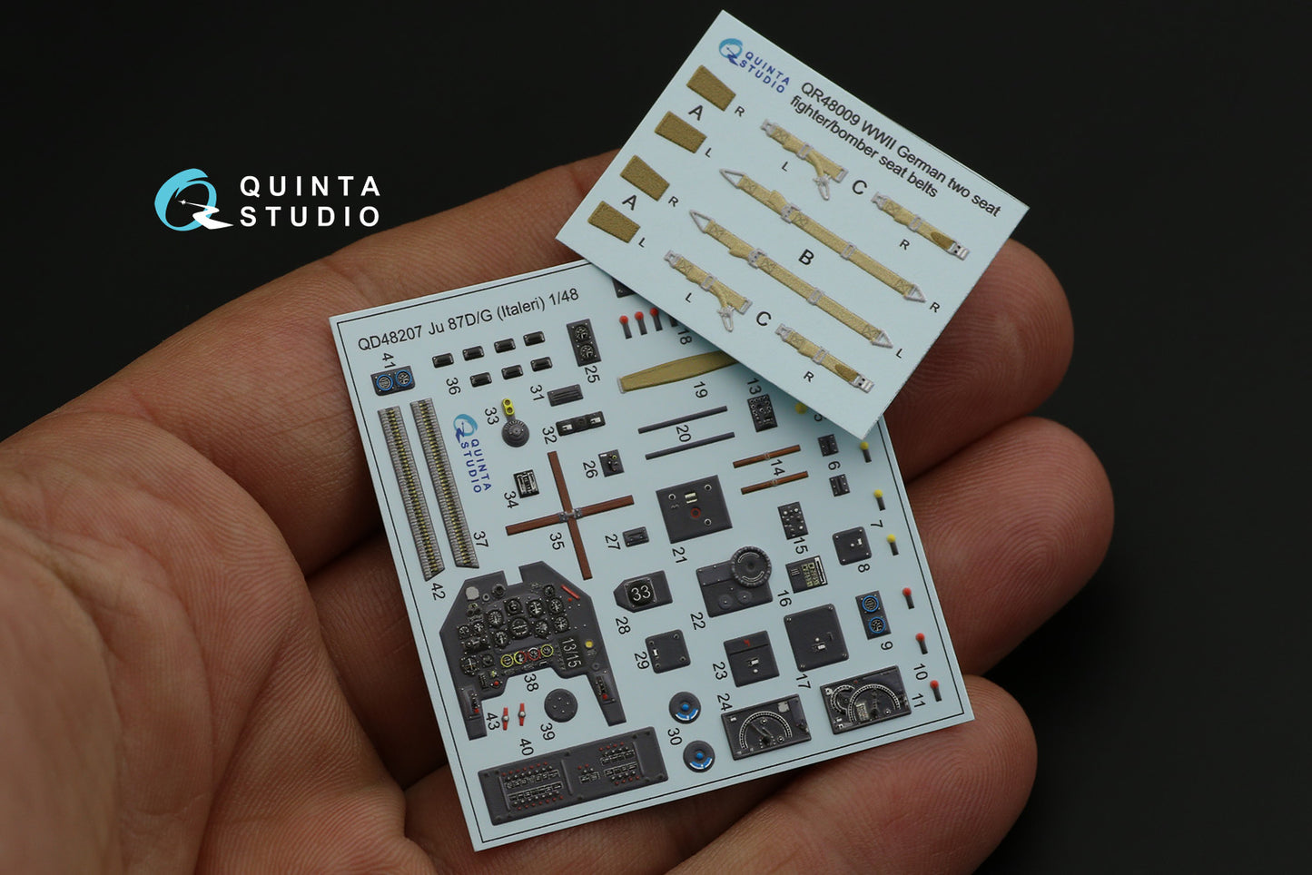 Quinta Studio QD48207 1:48 Ju-87D/G Stuka 3D Interior Decal